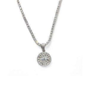 Bling Bling Bling Pandantiv Colier 18k Aur placat bărbați și femei \\\\ \'s bijuterii hip hop